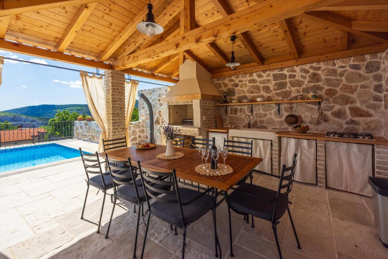 Stone Villa Mavric Grižane Eksteriør billede